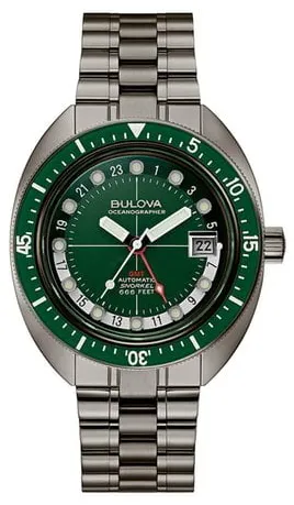 Bulova 98B415 41mm Stainless steel Green