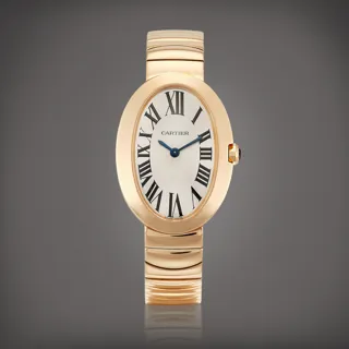 Cartier Baignoire W8000005 Rose gold Silver