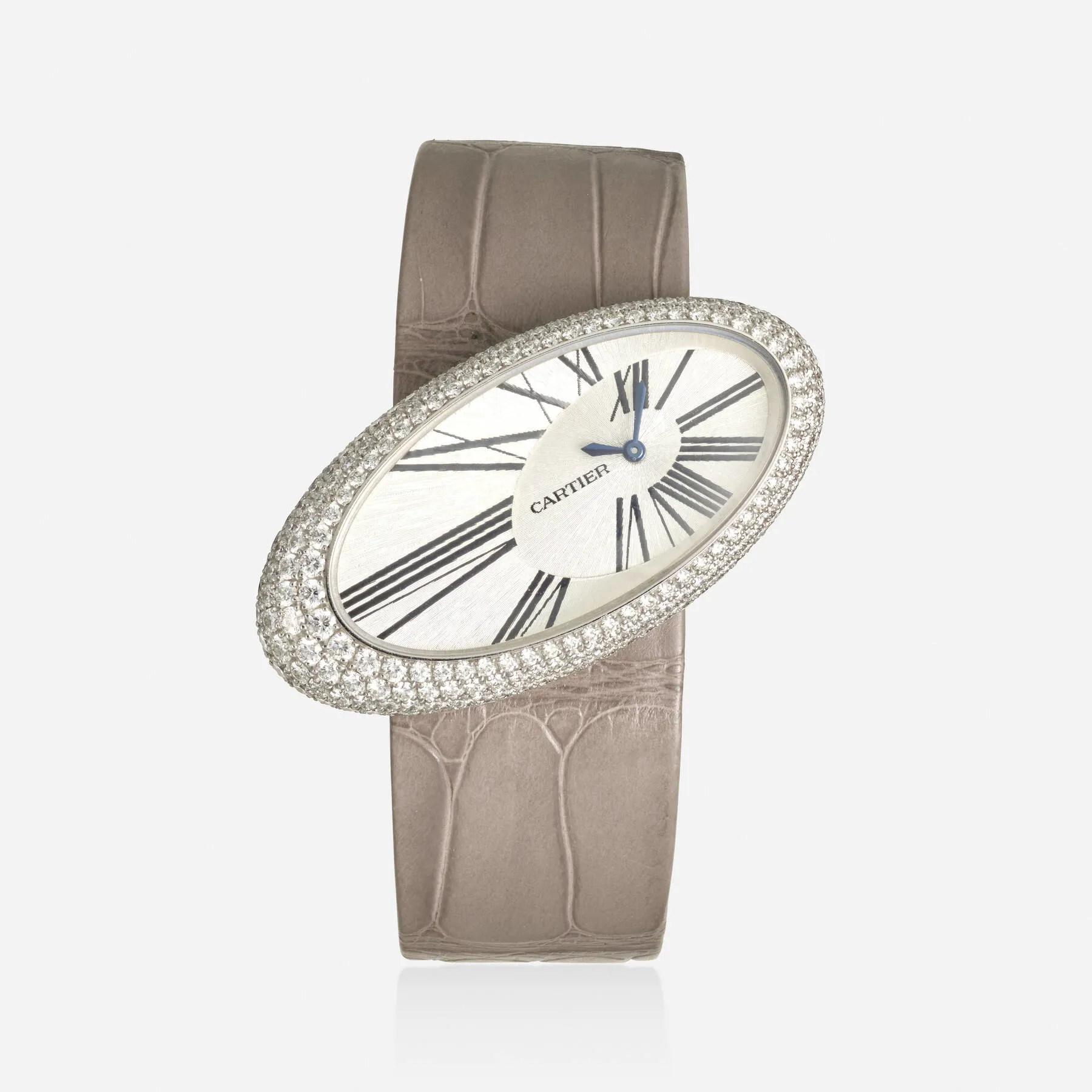 Cartier Baignoire Hypnose WJ301949 23mm White gold and Diamond Silver