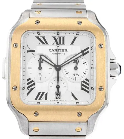 Cartier Santos W2SA0008 43mm Stainless steel Silver