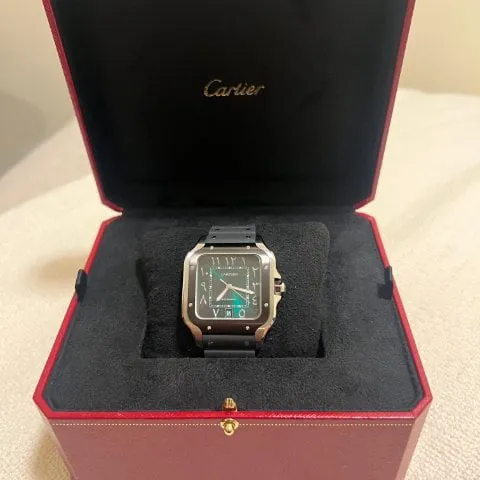 Cartier Santos WSSA0055 40mm Stainless steel Green