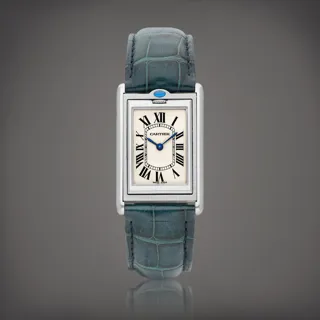 Cartier Tank Basculante 2390 Stainless steel Silver