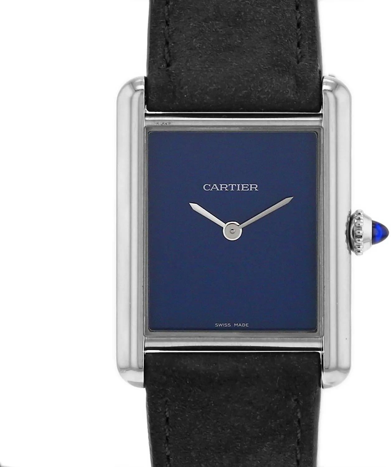 Cartier Tank 4323 26mm Stainless steel Blue