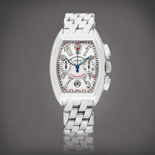 Franck Muller Conquistador 8005 CC Stainless steel Silver