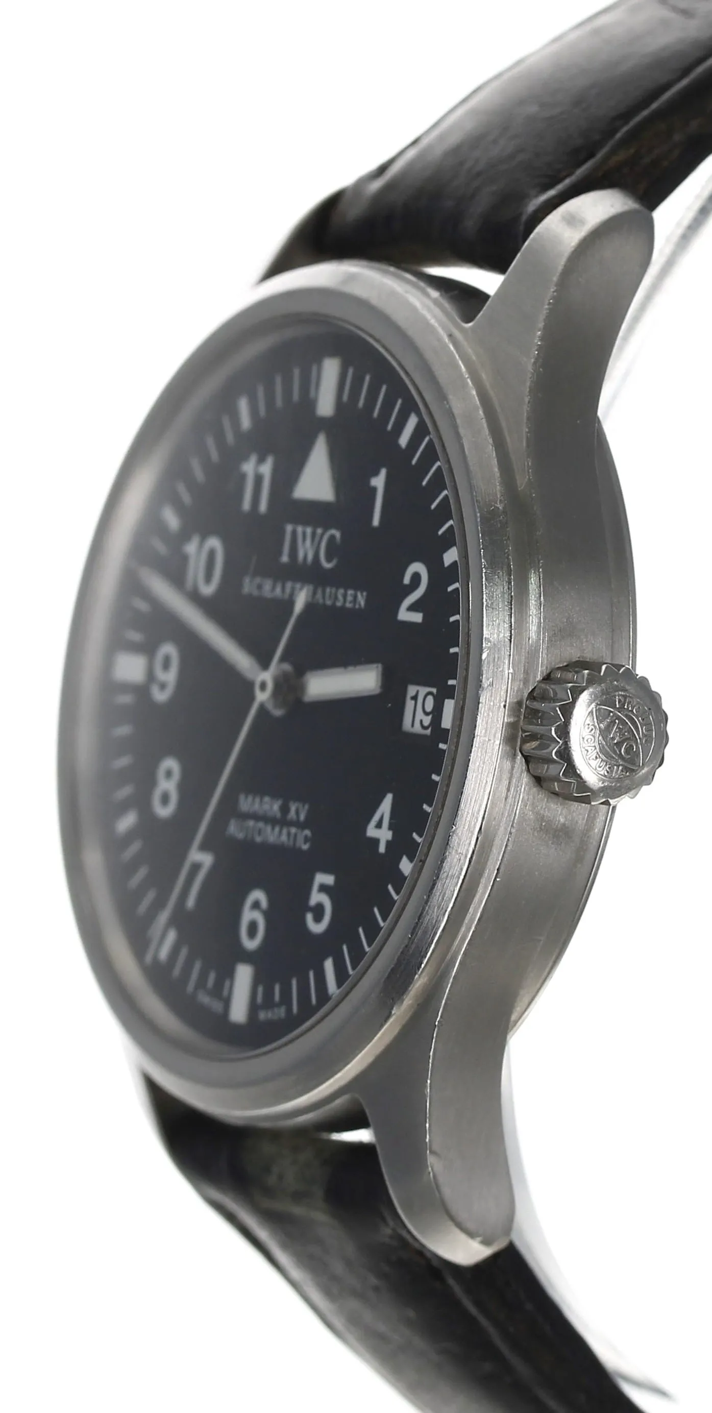 IWC Pilot IW325301 38mm Stainless steel Black 2