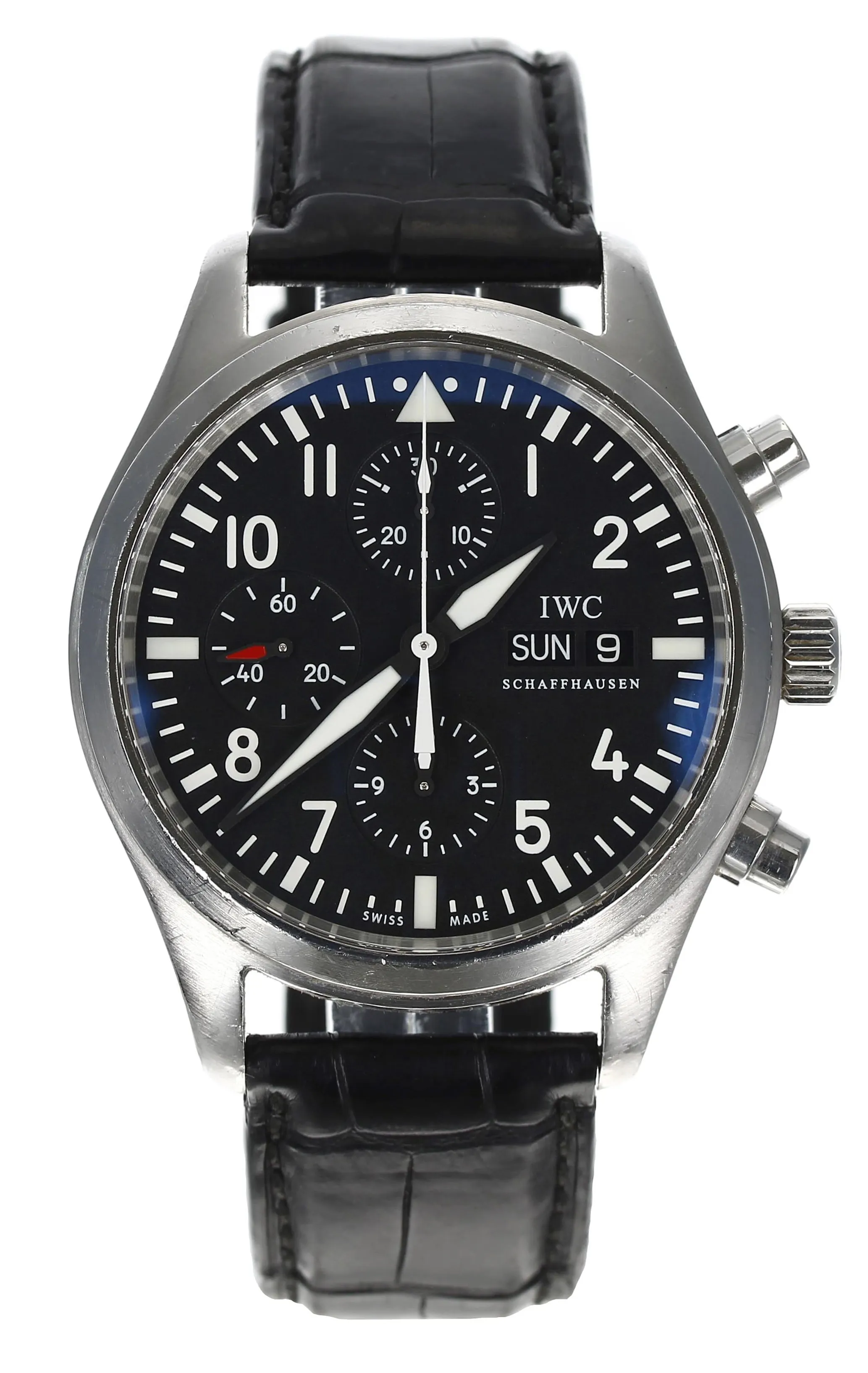 IWC Pilot IW371701 42mm Stainless steel Black