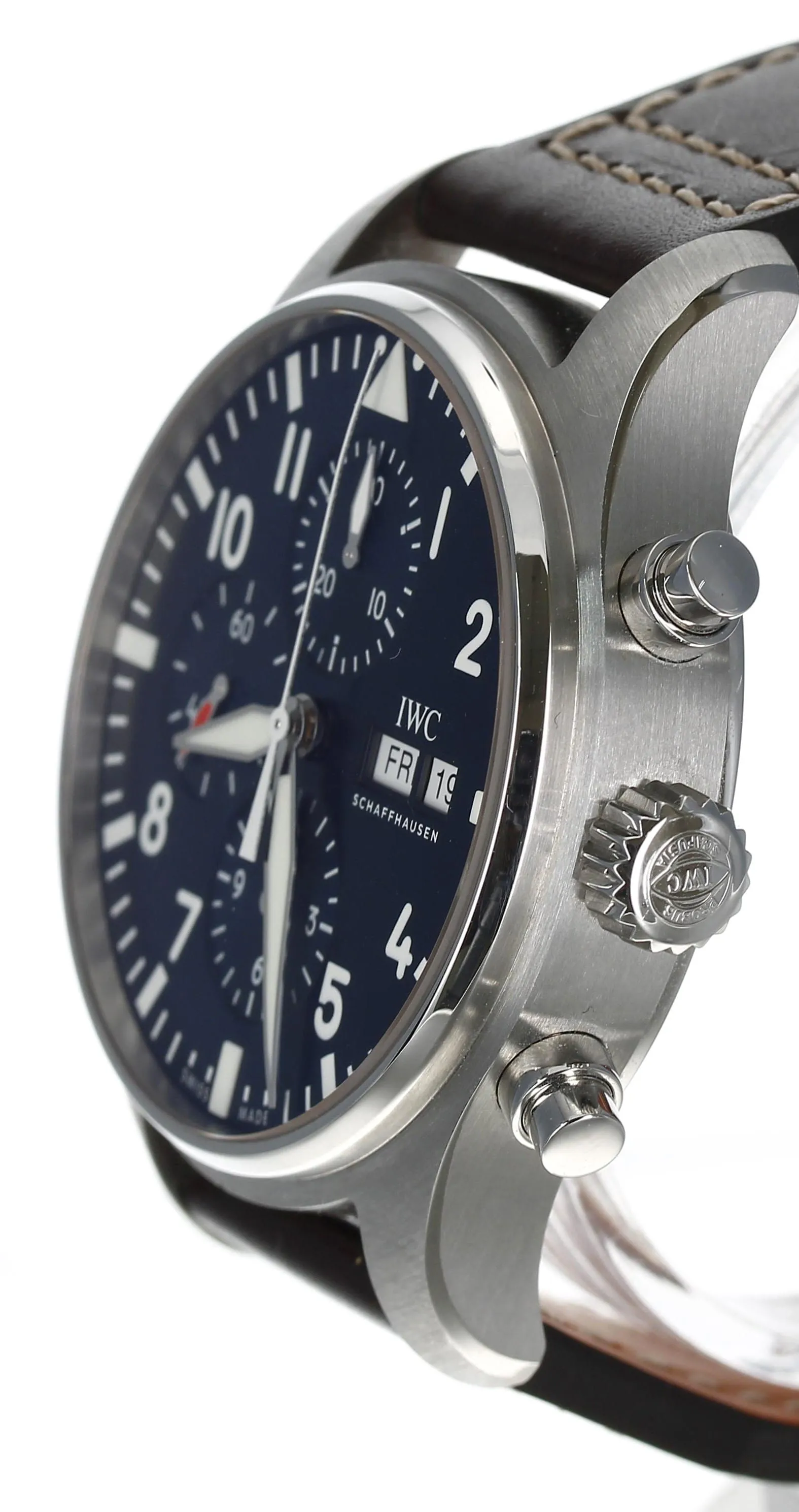 IWC Pilot Chronograph IW377714 43mm Stainless steel Blue 4