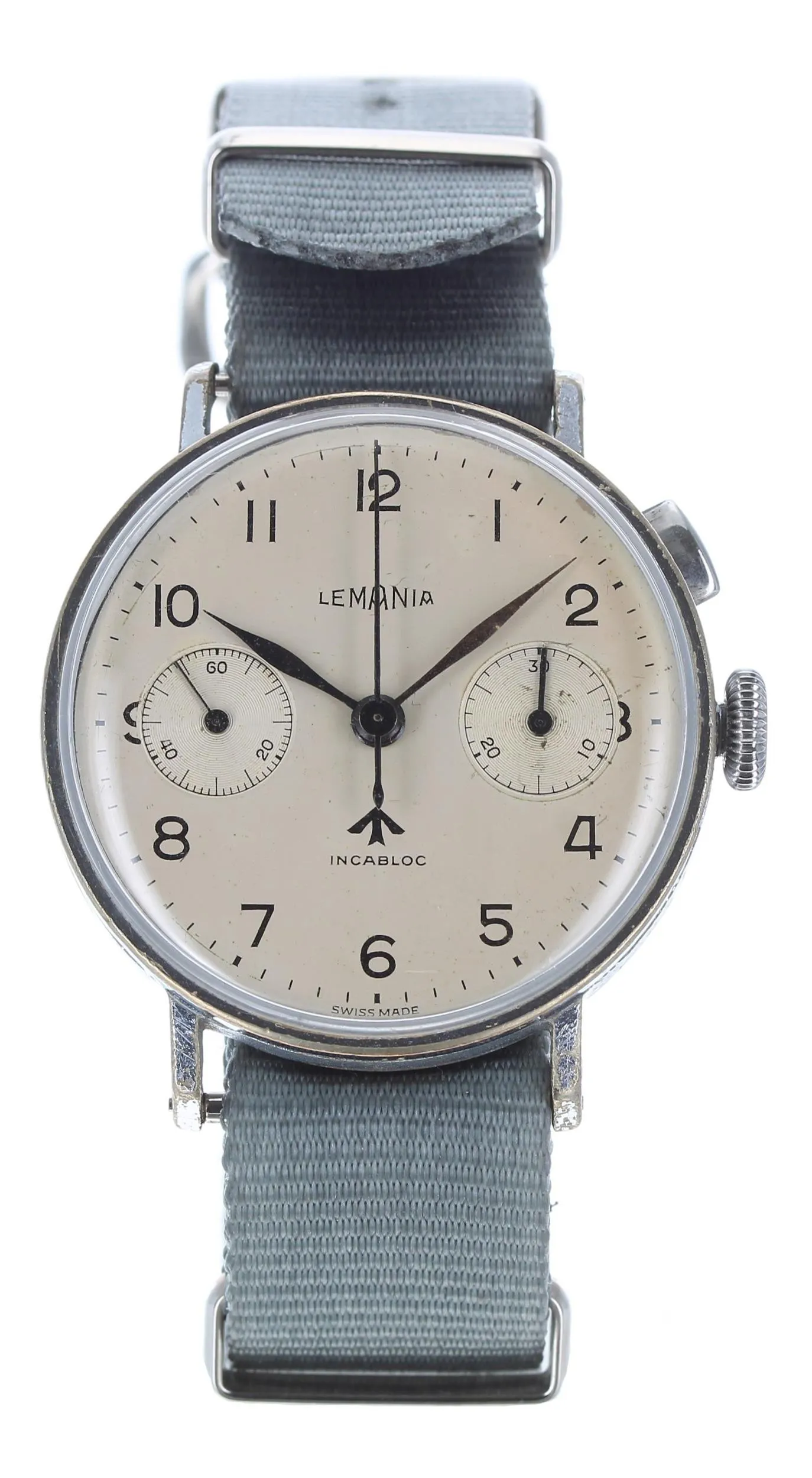 Lemania Lemania 37mm Stainless steel and Nickel Silver