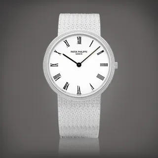 Patek Philippe Calatrava 3744 White gold White