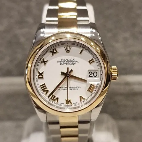 Rolex Datejust 31 178243 31mm Yellow gold and Stainless steel White