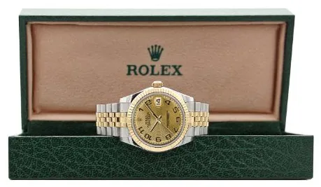 Rolex Datejust 31 178273 31mm Yellow gold and Stainless steel Champagne