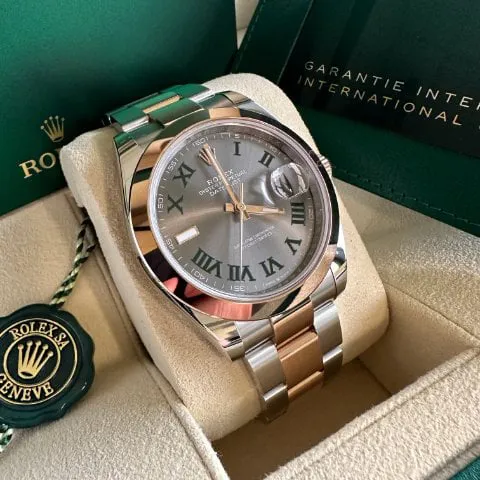 Rolex Datejust 41 126301 41mm Yellow gold and Stainless steel Gray