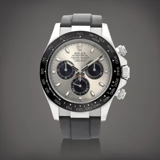 Rolex Daytona 116519LN White gold Silver