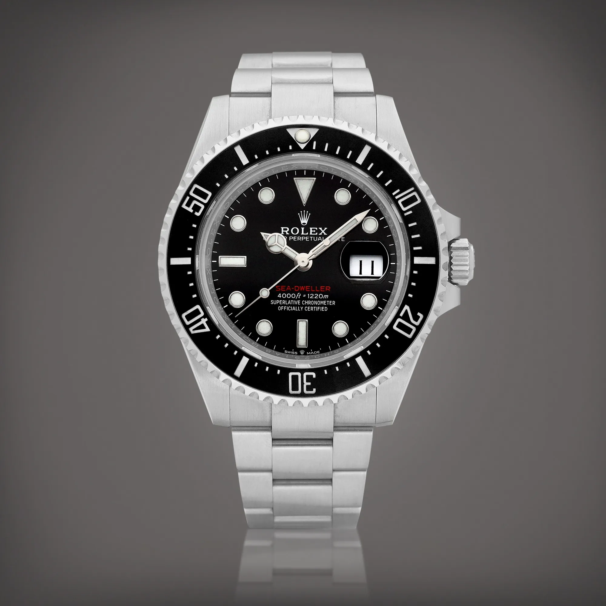 Rolex Sea-Dweller 126600 43mm Stainless steel Black