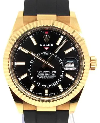 Rolex Sky-Dweller 326238 42mm Yellow gold Black