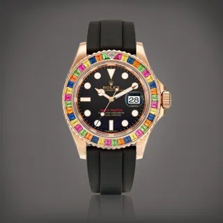 Rolex Yacht-Master 40 116695 SATS Rose gold and Diamond Black