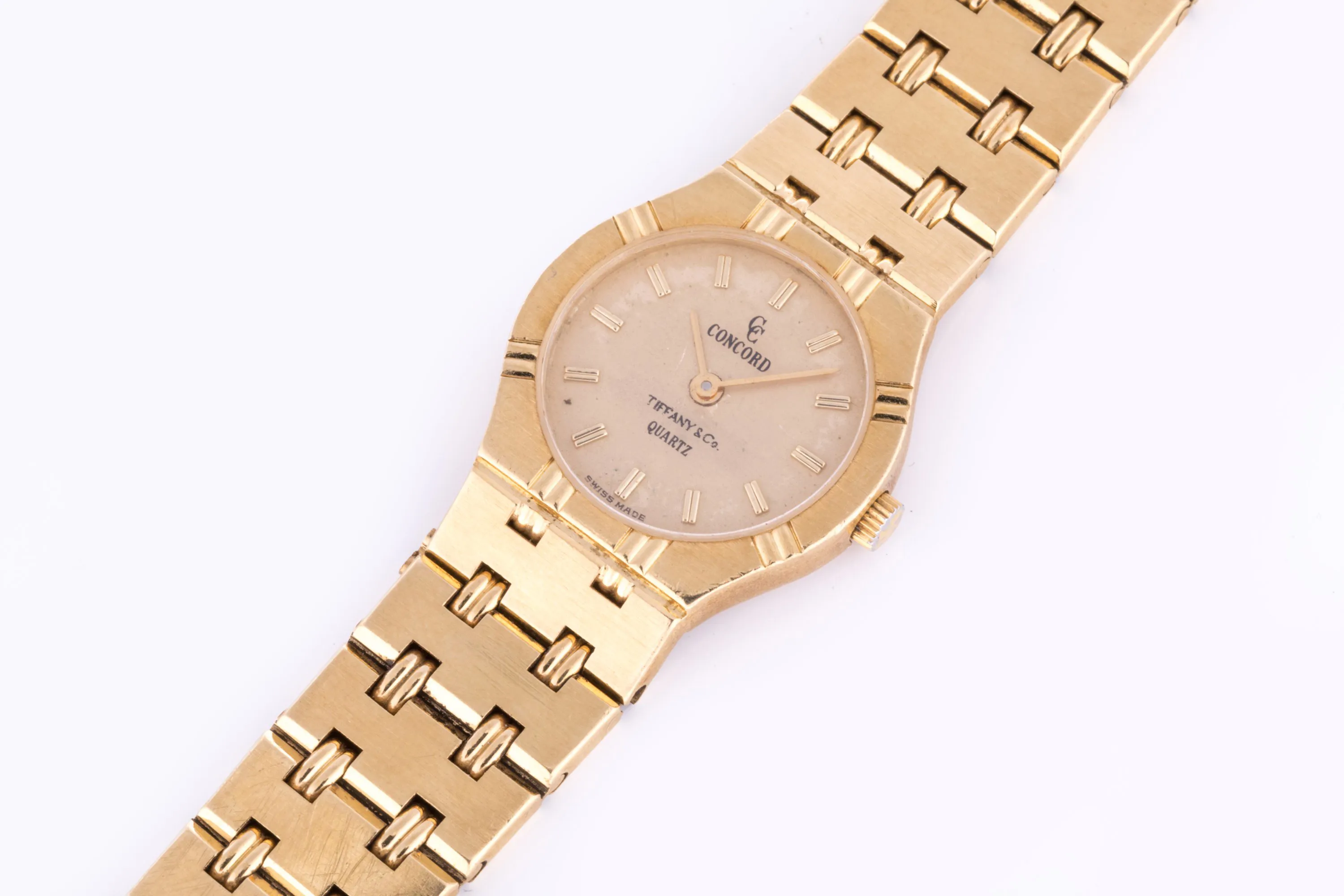 Concord 21mm Yellow gold Beige