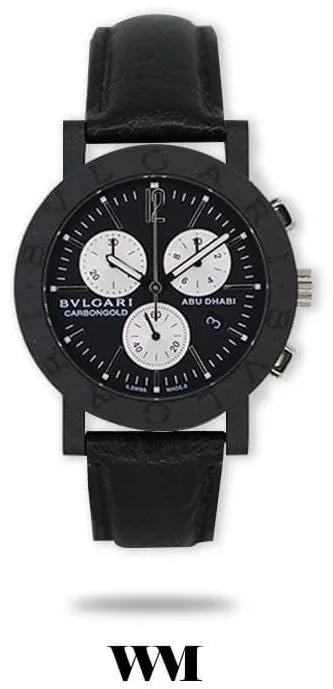 Bulgari Carbongold BB – CL – CH 38mm Carbon fiber Black