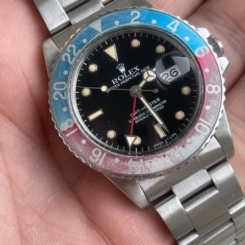 Rolex GMT-Master 16750 40mm Stainless steel Black