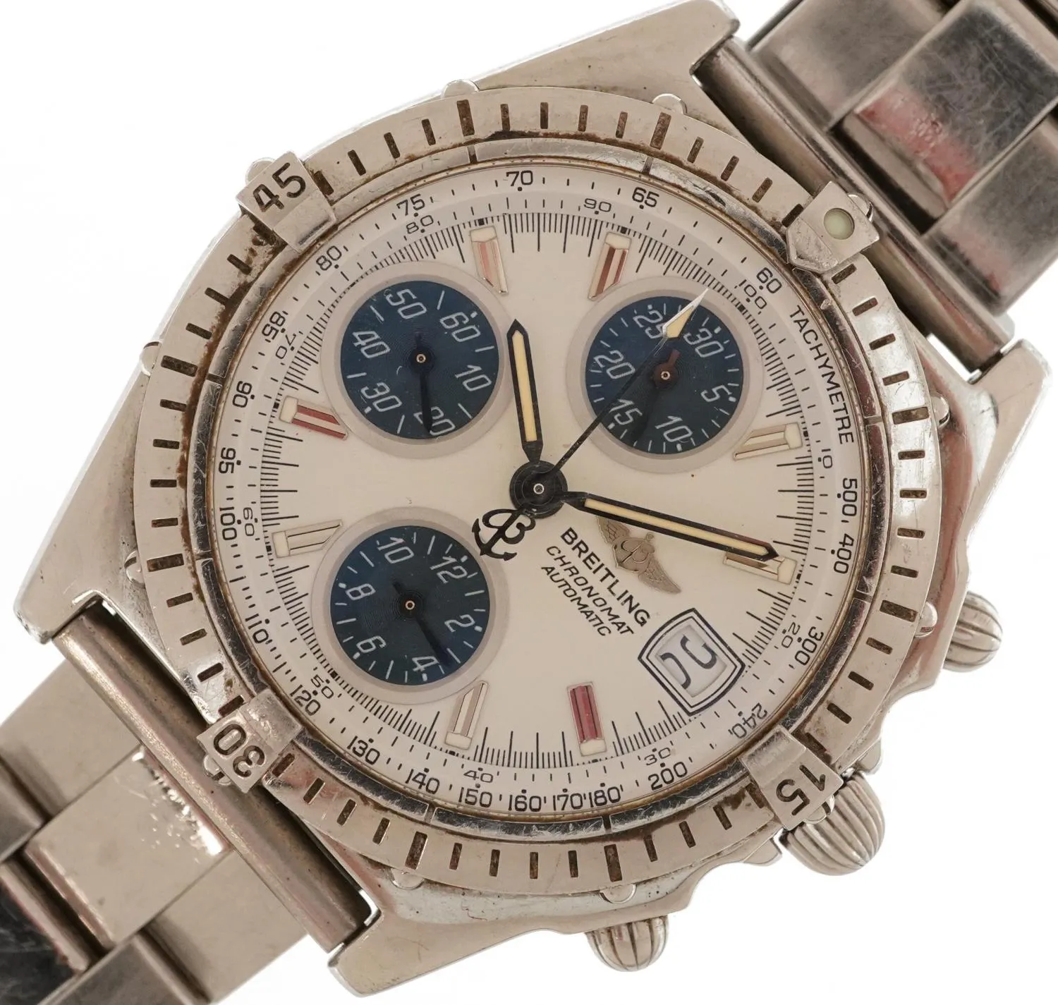 Breitling Chronomat A13050.1 38mm Stainless steel White