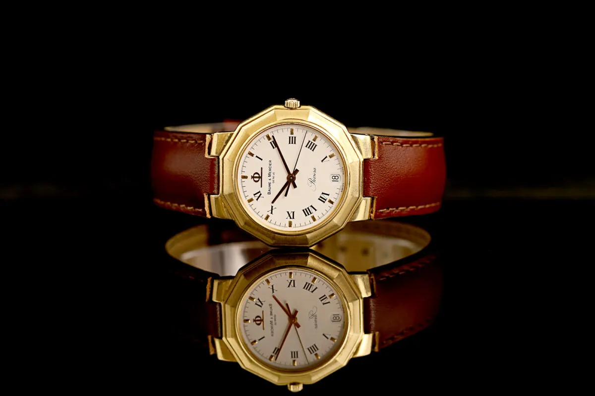 Baume & Mercier Riviera 87012 9 34mm Yellow gold Weißes 10