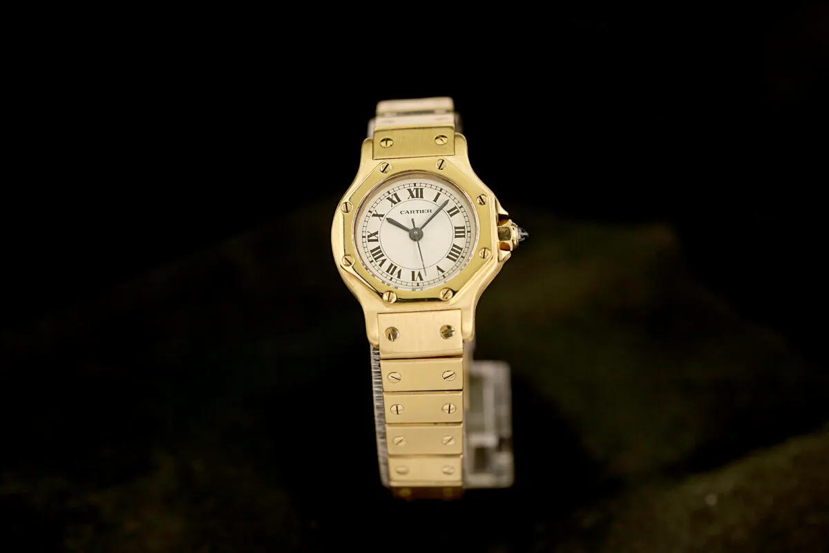 Cartier Santos 0906 25mm Yellow gold