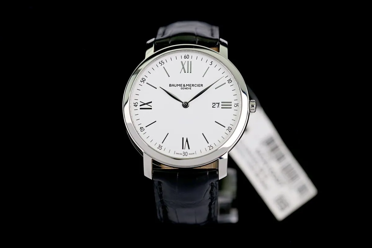 Baume & Mercier Classima M0A10097 39mm Stahl Weiß