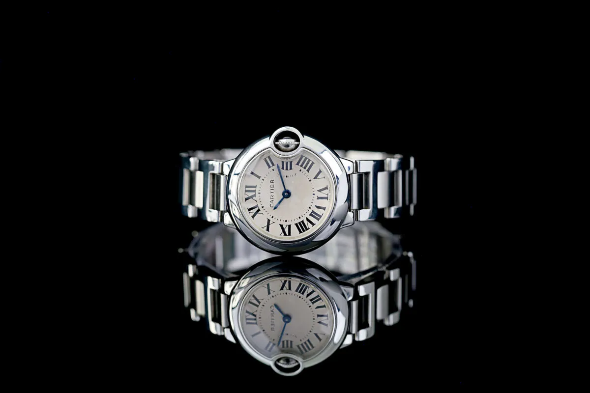 Cartier Ballon Bleu 3009 28mm Stahl Weiß 9