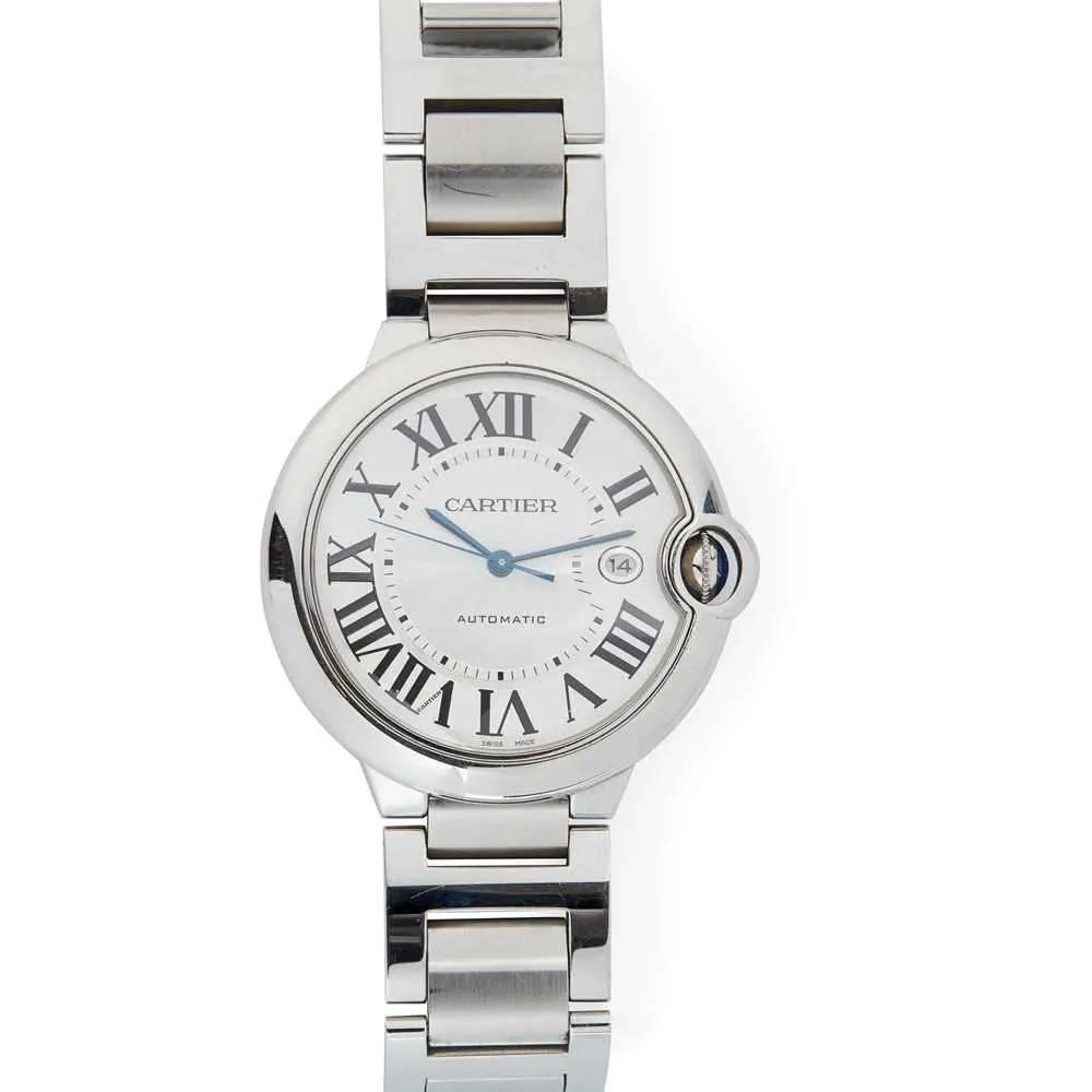 Cartier Ballon Bleu 42mm 3001 42mm Stainless steel Silver