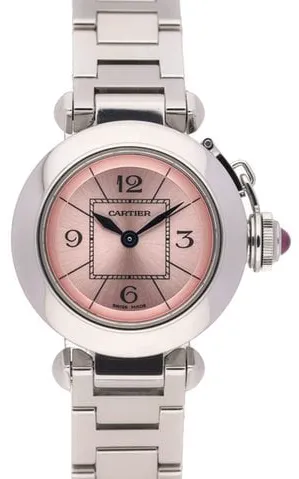 Cartier Pasha 2973 27mm Steel Pink