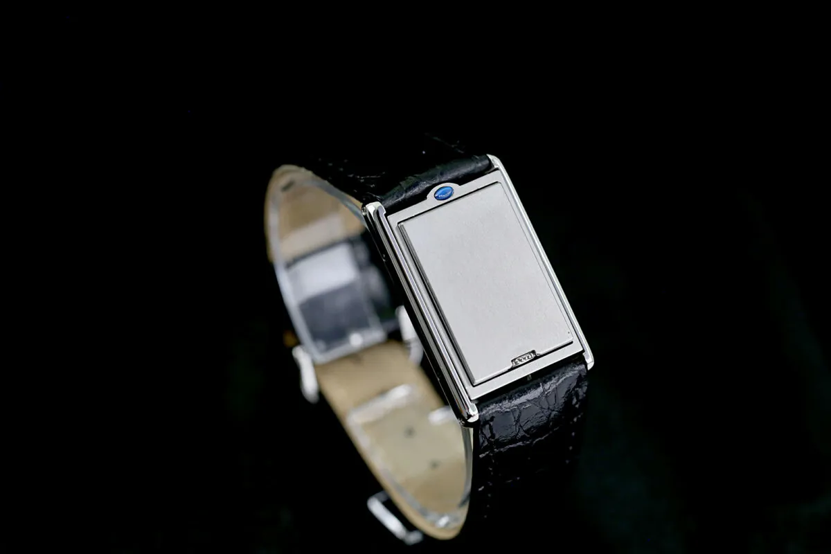 Cartier Tank 2390 25mm Stahl Weiß 5