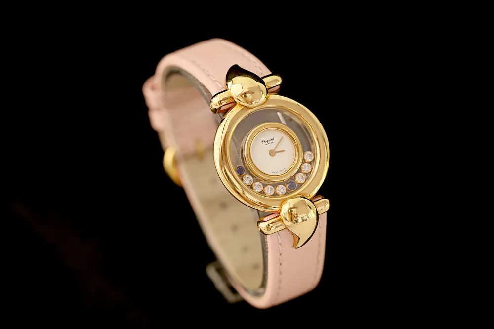 Chopard Casmir 9mm Yellow gold Weiß 1