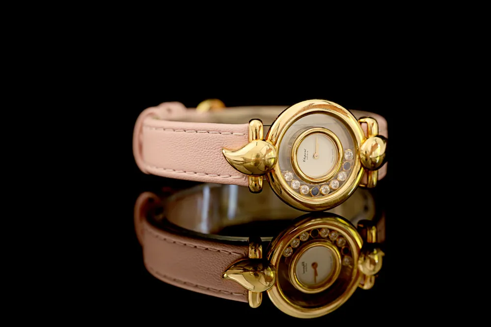 Chopard Casmir 9mm Yellow gold Weiß 9