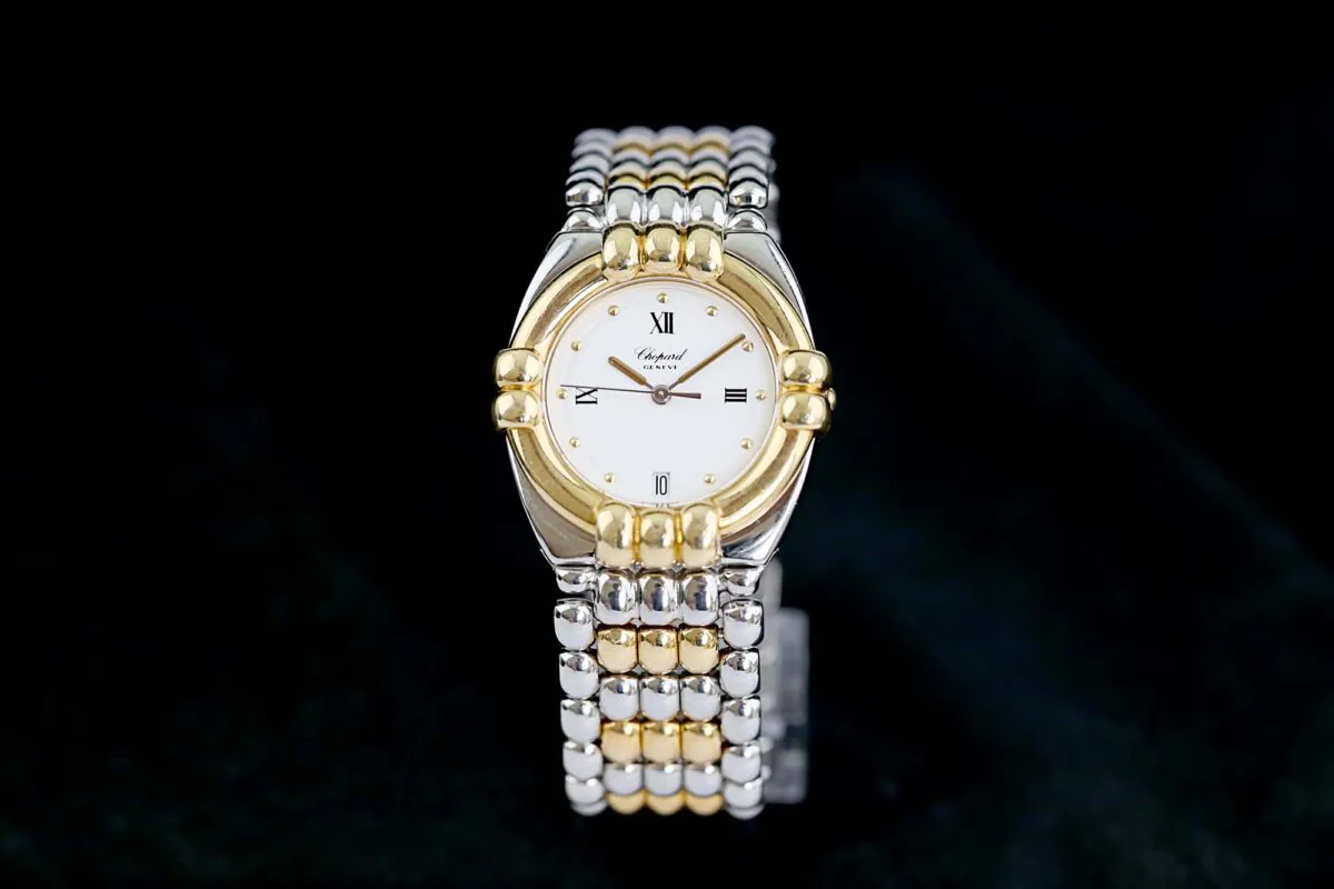 Chopard Gstaad 33/8120 32mm Yellow gold Weißes