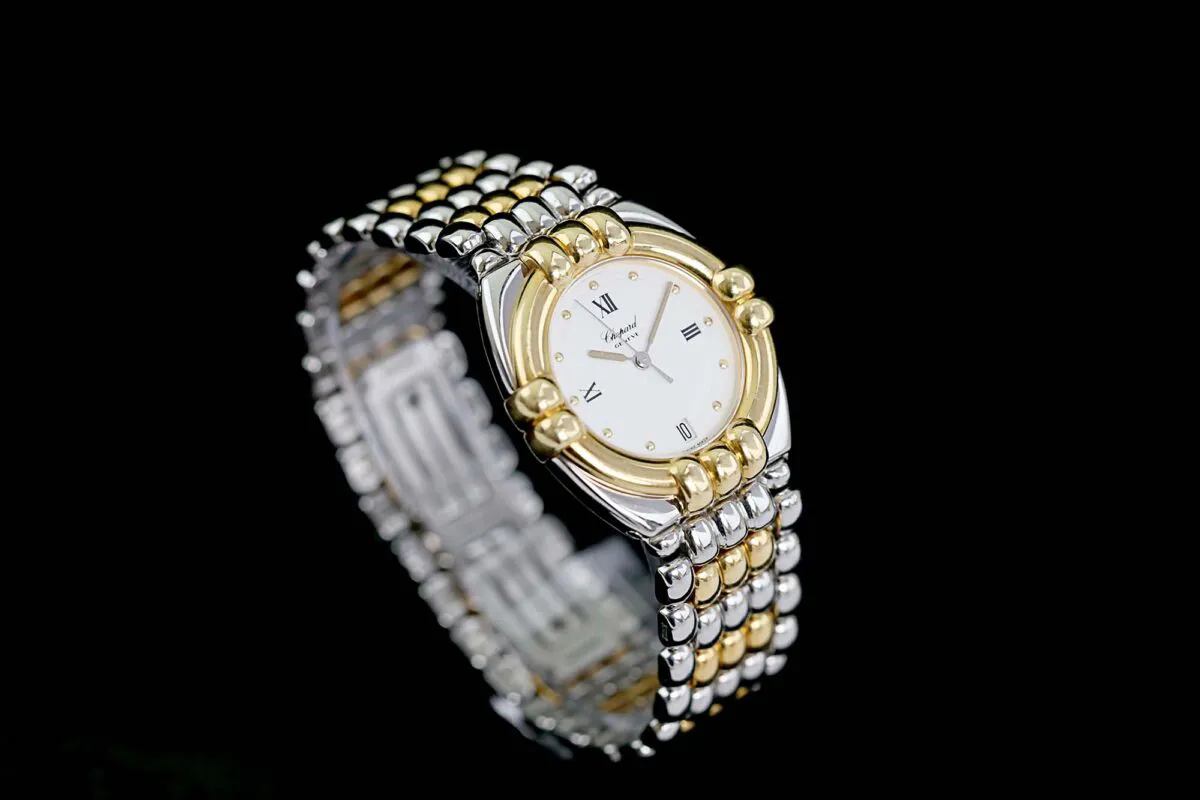 Chopard Gstaad 33/8120 32mm Yellow gold Weißes 9