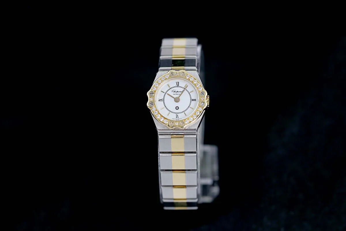 Chopard St. Moritz 8067 16mm Yellow gold weißes