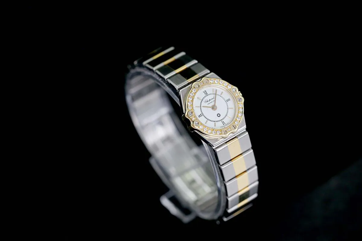 Chopard St. Moritz 8067 16mm Yellow gold weißes 1