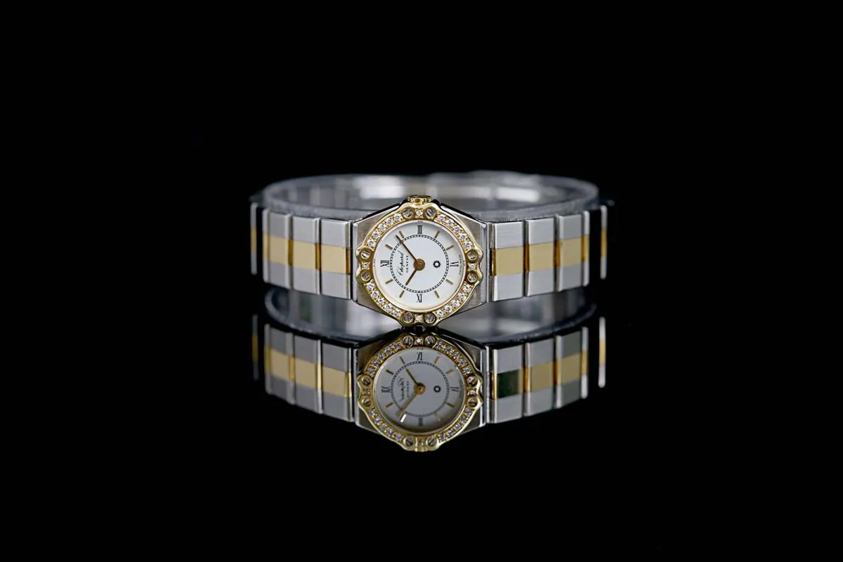 Chopard St. Moritz 8067 16mm Yellow gold weißes 8