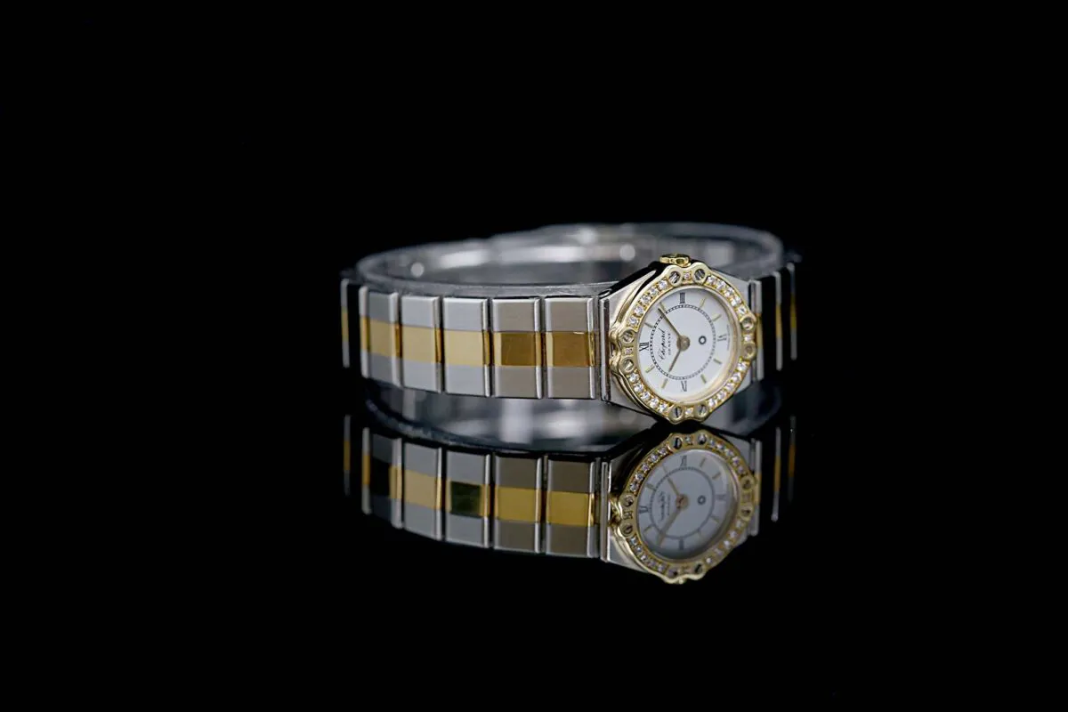 Chopard St. Moritz 8067 16mm Yellow gold weißes 9