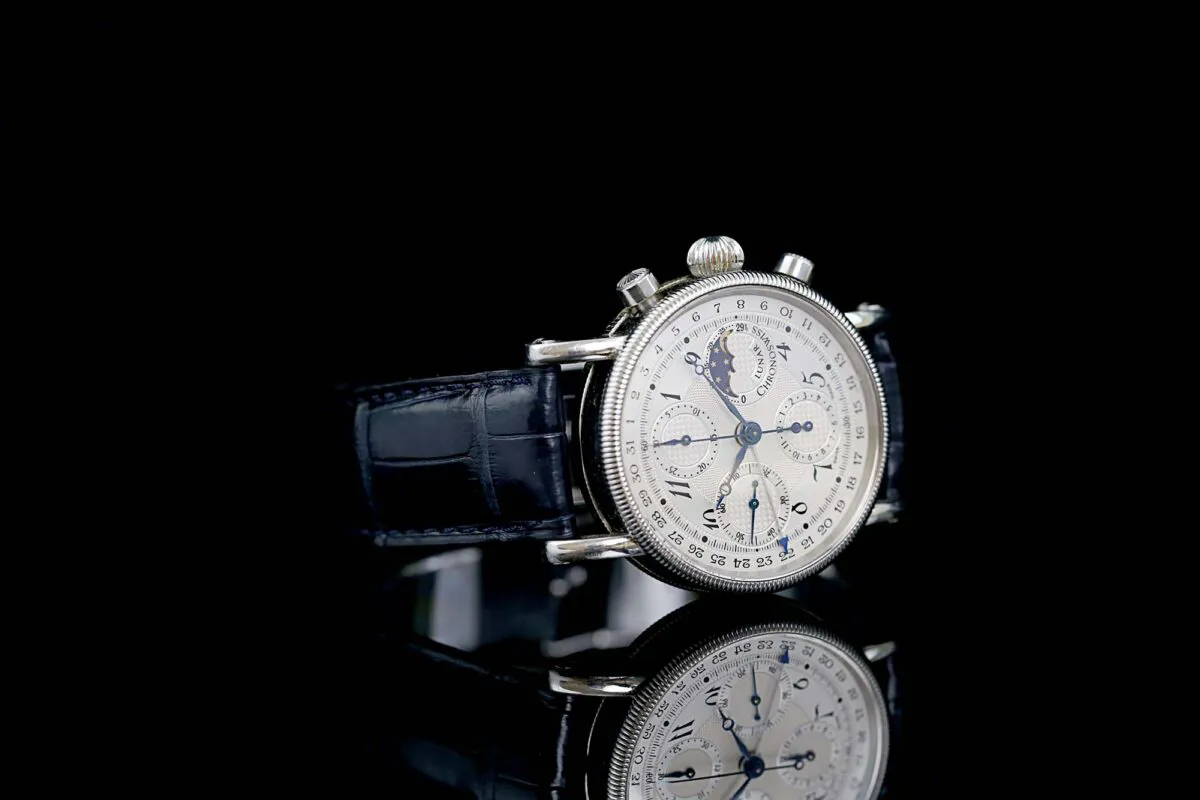 Chronoswiss Chronograph CH 7523 38mm Stahl 10