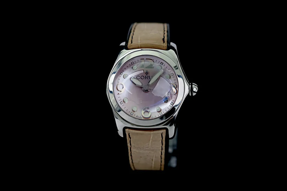 Corum Bubble 39.150.20 40mm Stahl Rose