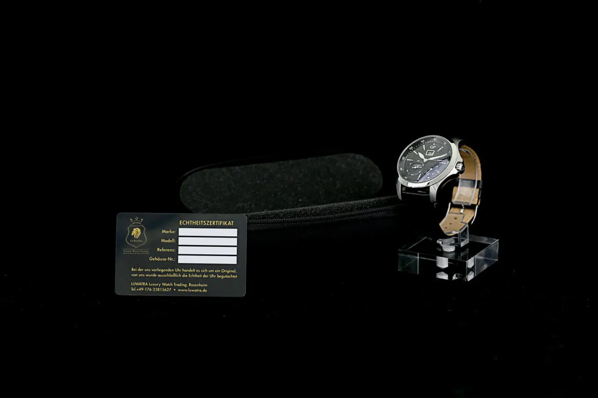 Girard-Perregaux Traveller 49650 Stahl Schwarz 9