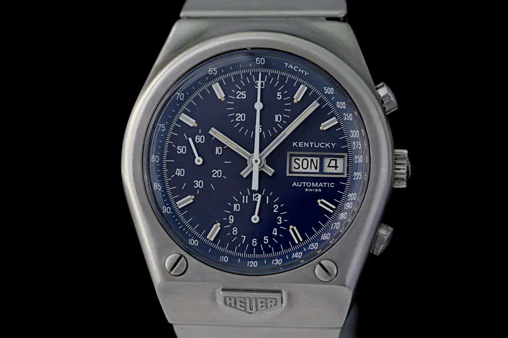 Heuer 750.703 43mm Stahl Blau 2