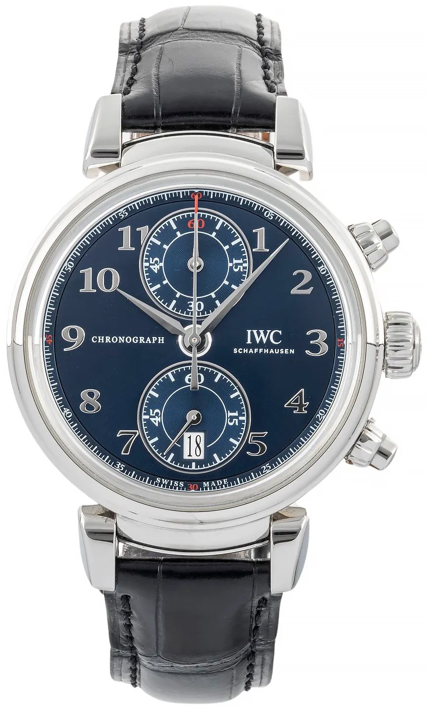 IWC Da Vinci IW393402 42mm Steel Dark Blue