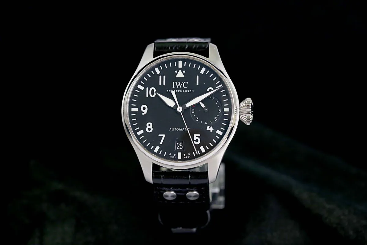 IWC Große Fliegeruhr IW5009 46.2mm Stahl Schwarzes