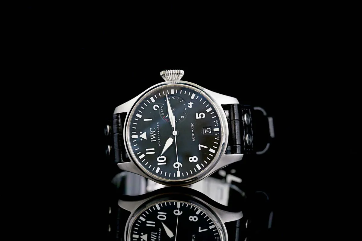 IWC Große Fliegeruhr IW5009 46.2mm Stahl Schwarzes 8