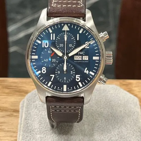 IWC Pilot IW377706 43mm Stainless steel Blue