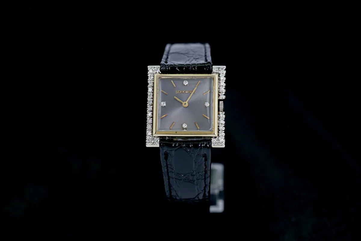 Longines 27.5mm Yellow gold Grau