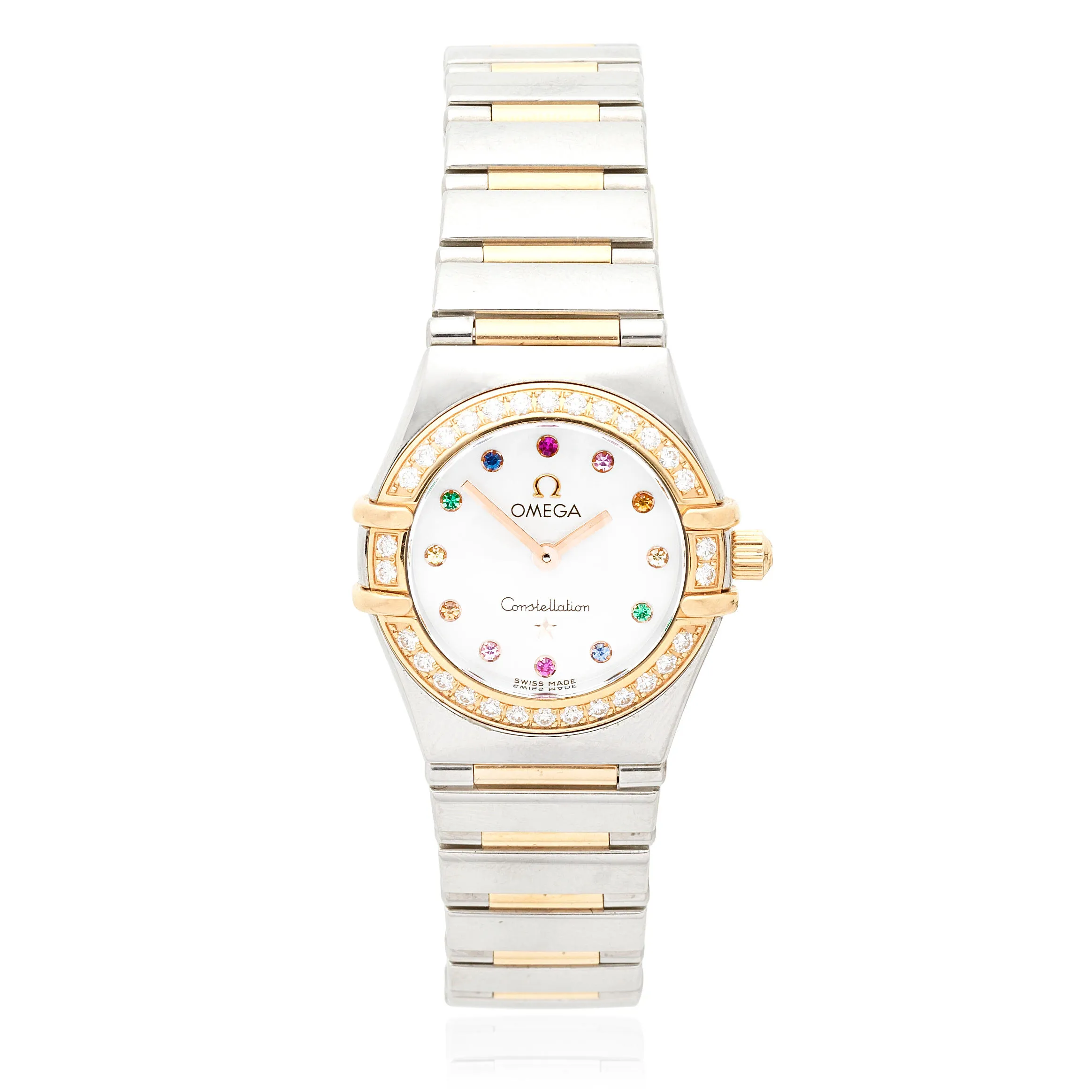 Omega Constellation 895.1243 22mm Rose gold and Stainless steel and Diamond Mother-of-pearl