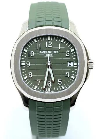 Patek Philippe Aquanaut 5168G-010 42mm White gold Green